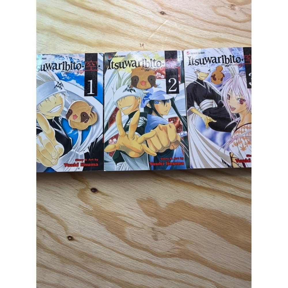 Tsuwaribito Manga Lot Vol 1 2 3 Yuuki‎ Iinuma Viz Shonen Sunday English